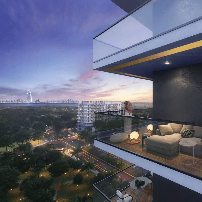 Luxurious residential complex in Dubai, UAE