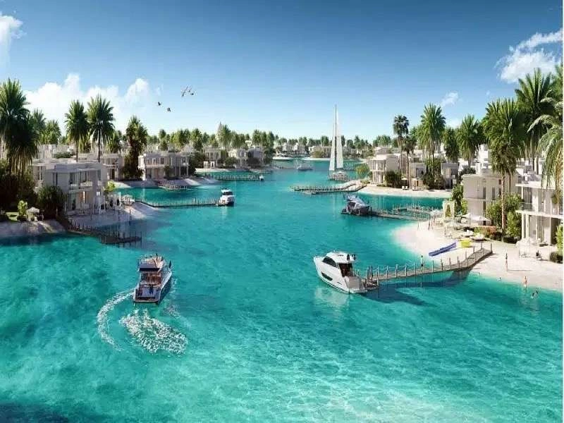 Luxury project on a separate island in Abu Dhabi, UAE