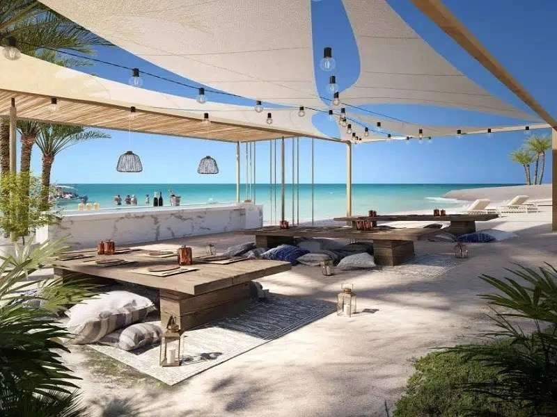 Luxury project on a separate island in Abu Dhabi, UAE