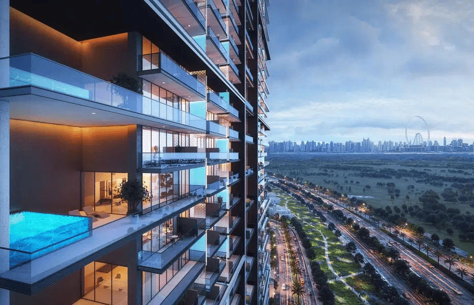 Luxurious residential complex in Dubai, UAE