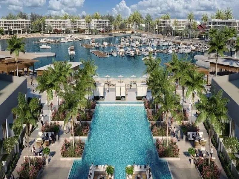 Luxury project on a separate island in Abu Dhabi, UAE