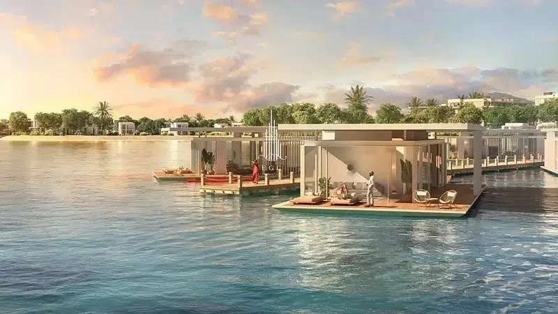 Luxury project on a separate island in Abu Dhabi, UAE