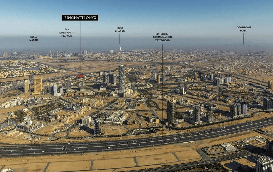 Luxurious residential complex in Dubai, UAE