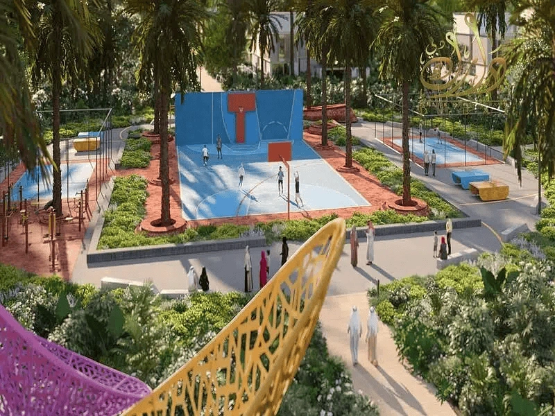 Complexe résidentiel dans l'émirat d'Abu Dhabi, Émirats Arabes Unis