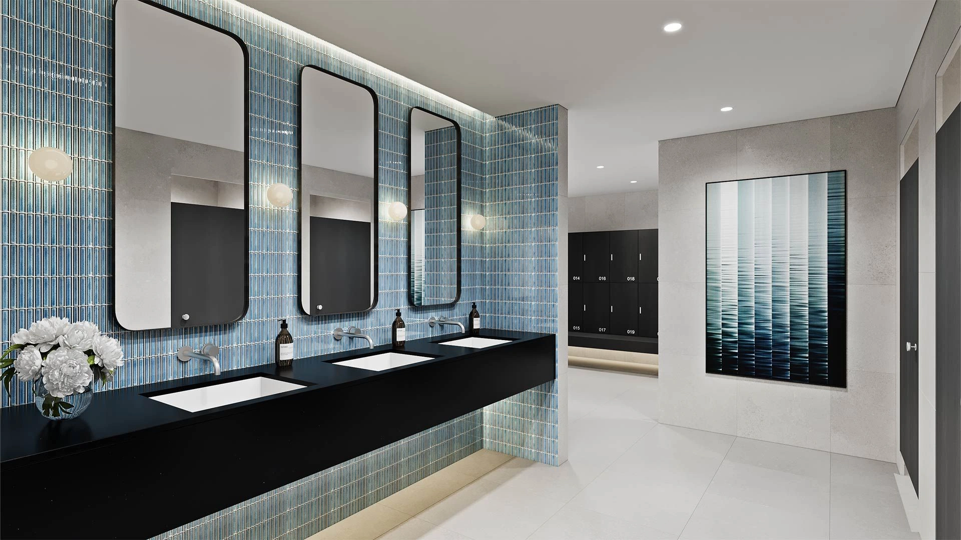 Premium complex of two 52-story skyscrapers