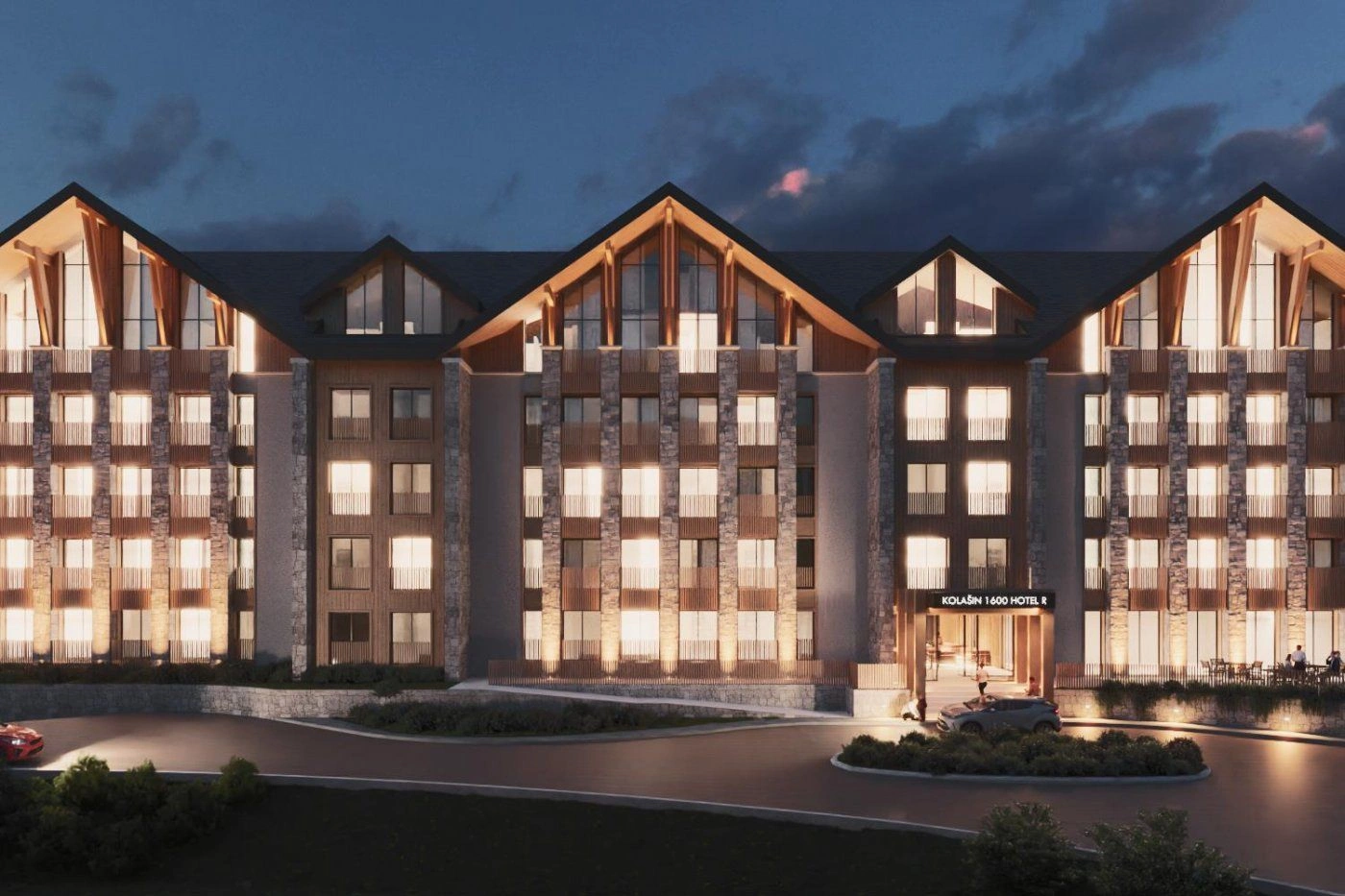Hotel-type complex on ski cluster Kolasin Montenegro