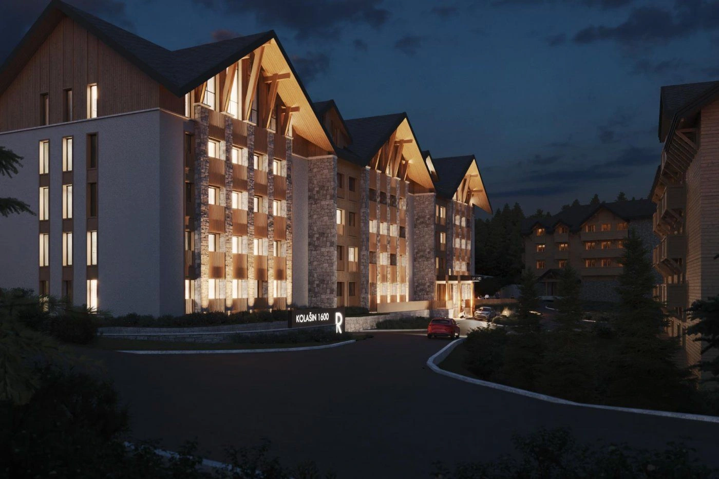 Hotel-type complex on ski cluster Kolasin Montenegro