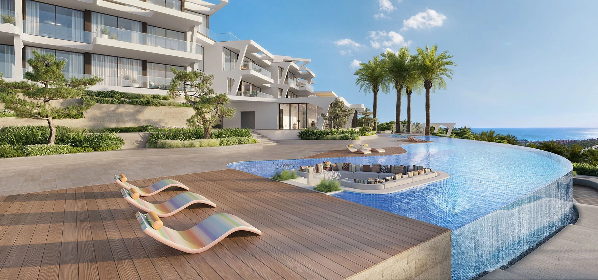 Upscale residential complex in Costa del Sol area of Spain