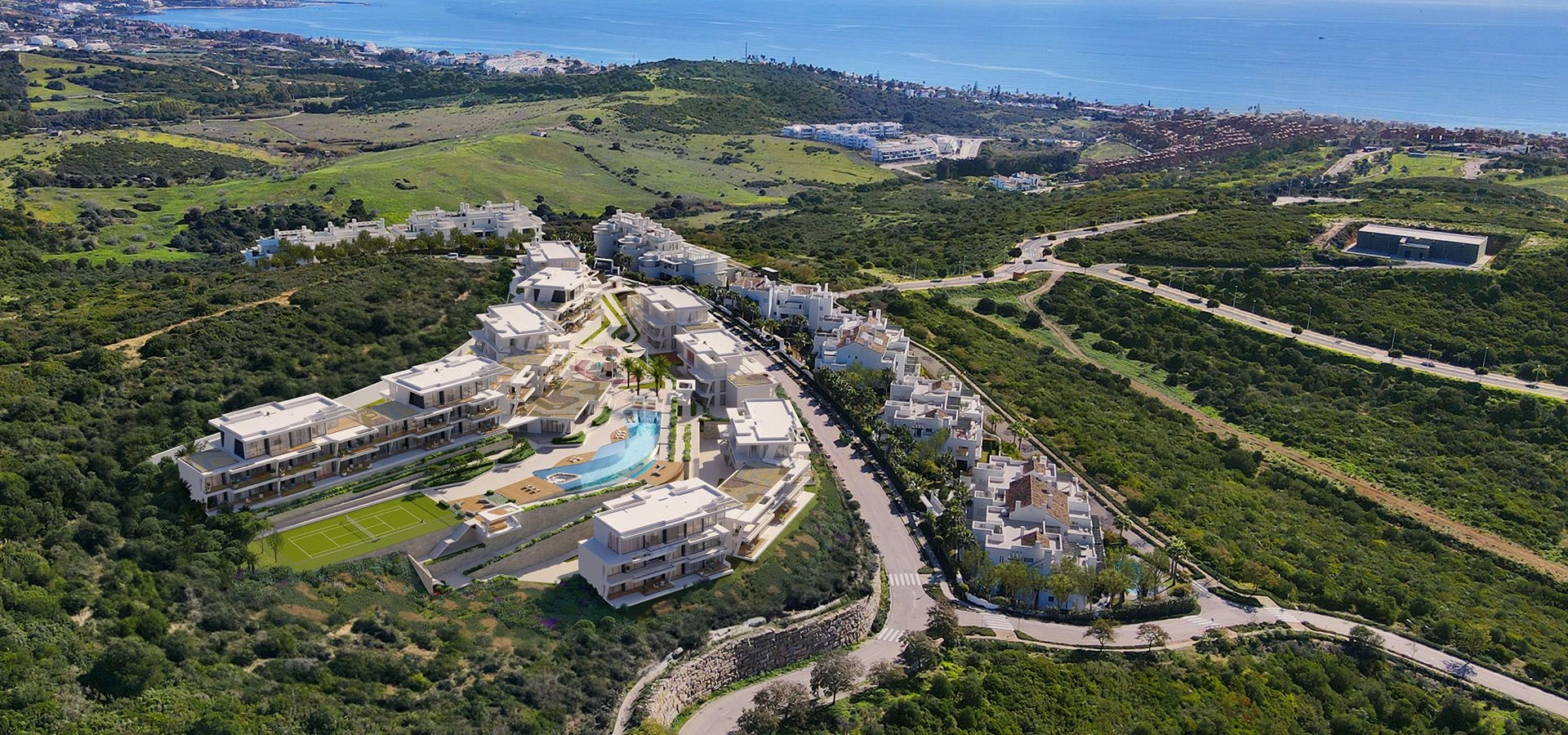 Upscale residential complex in Costa del Sol area of Spain