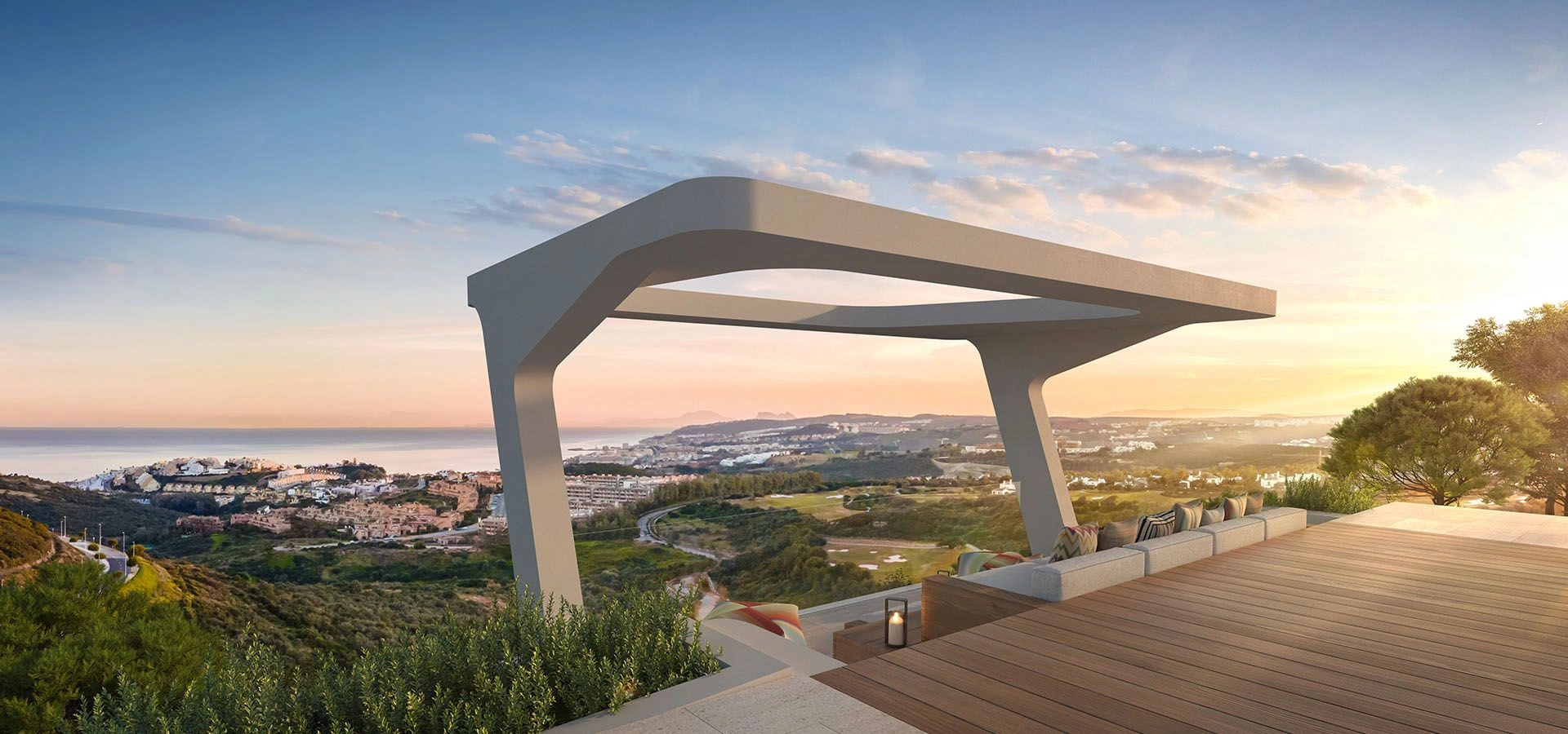 Upscale residential complex in Costa del Sol area of Spain