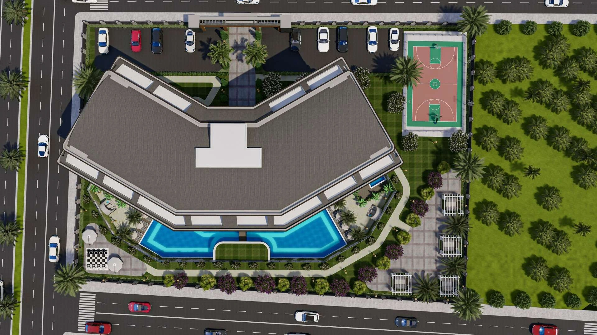 Комплекс у пляжа Газипаша Аланья