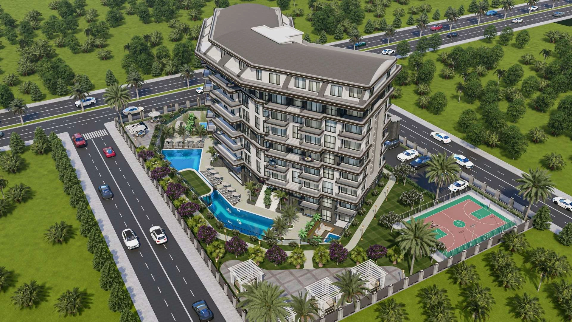 Комплекс у пляжа Газипаша Аланья