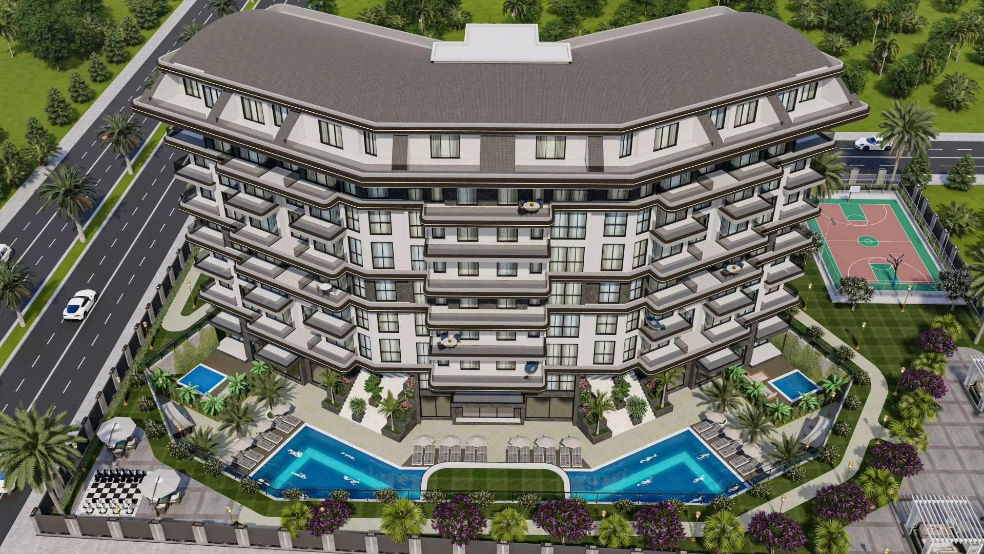 Комплекс у пляжа Газипаша Аланья