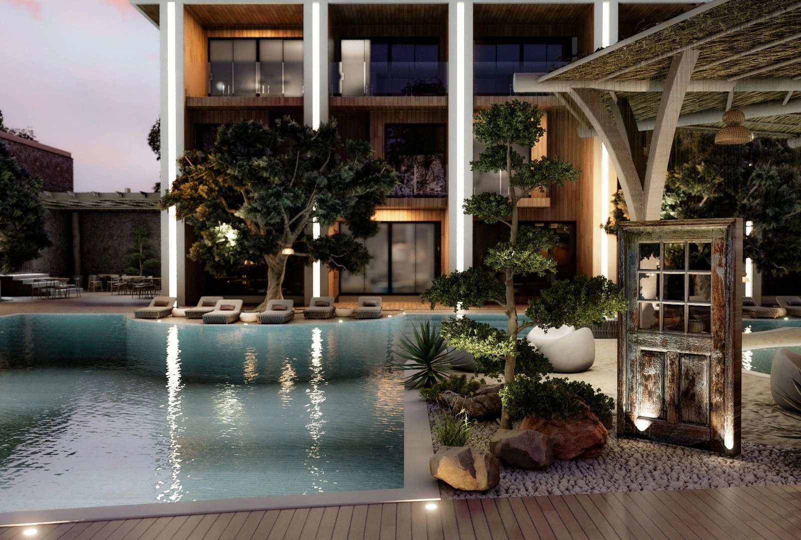 Projet de prestige près de la mer à Alanya, Turquie