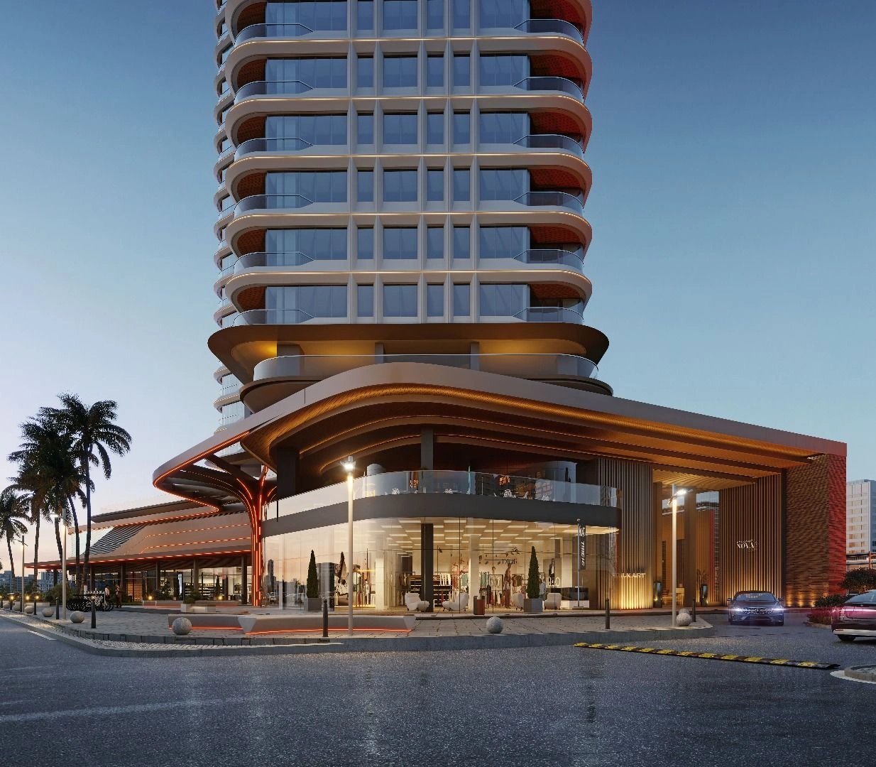 Elite residential complex with sea views in Izmir