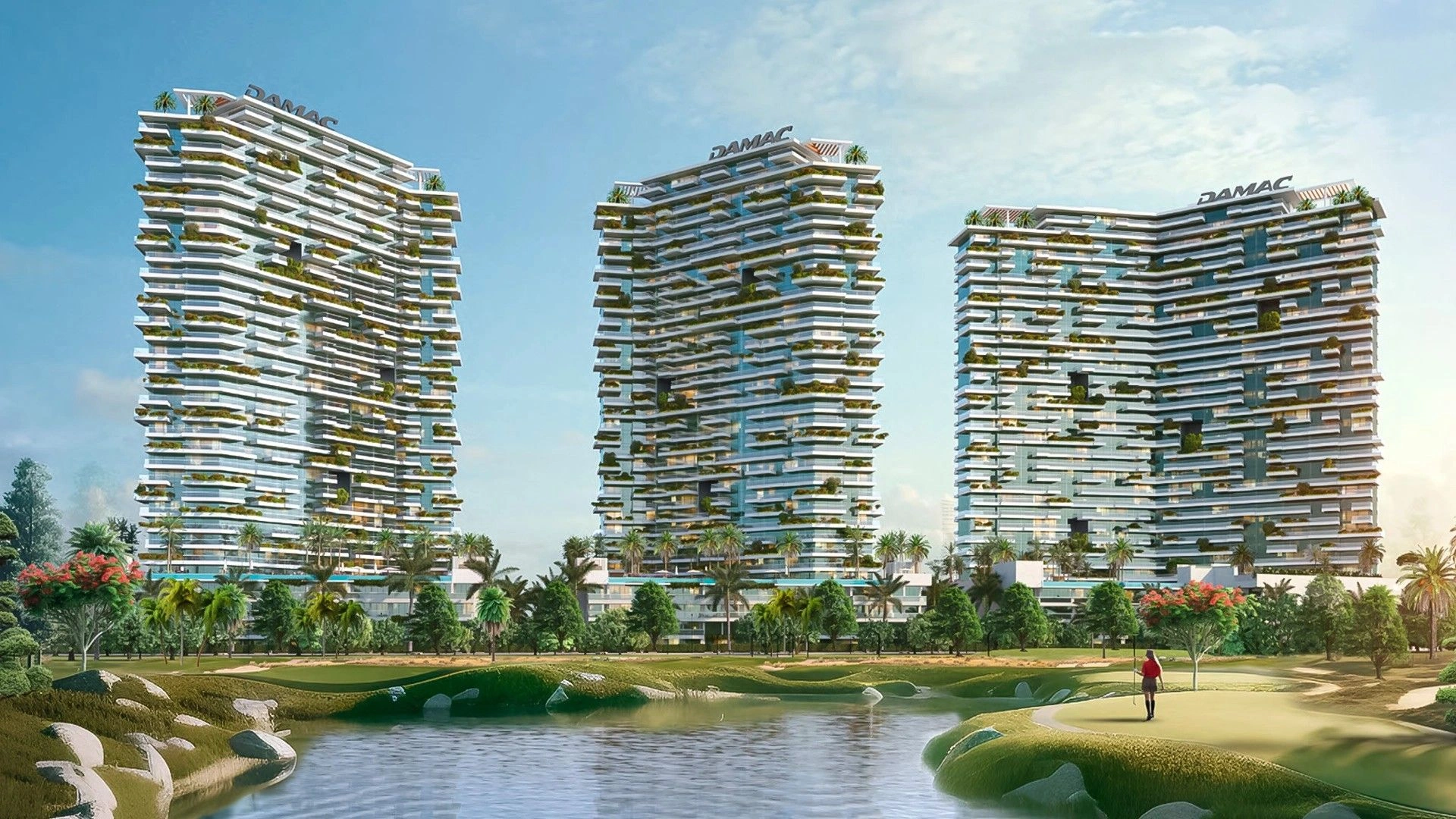 New premium residential complex in the Damac Hills area