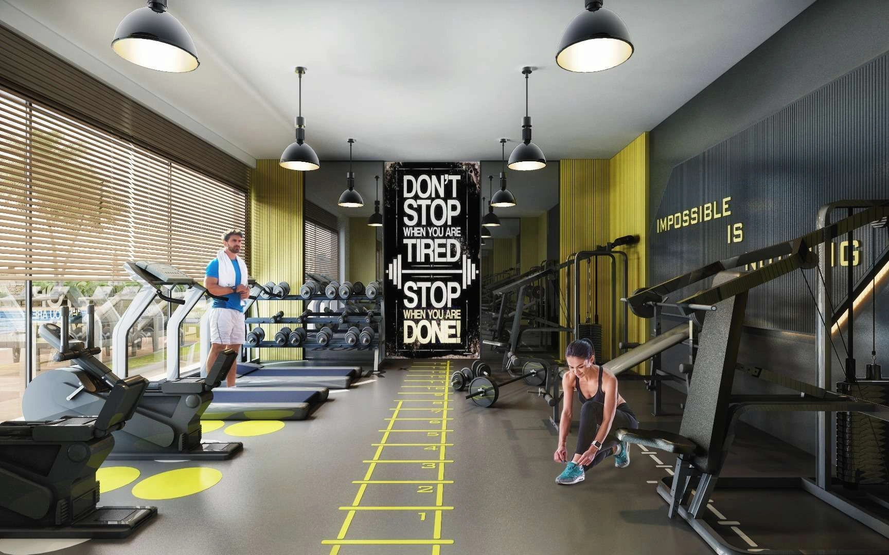 New residential complex in Alanya city of Turkey