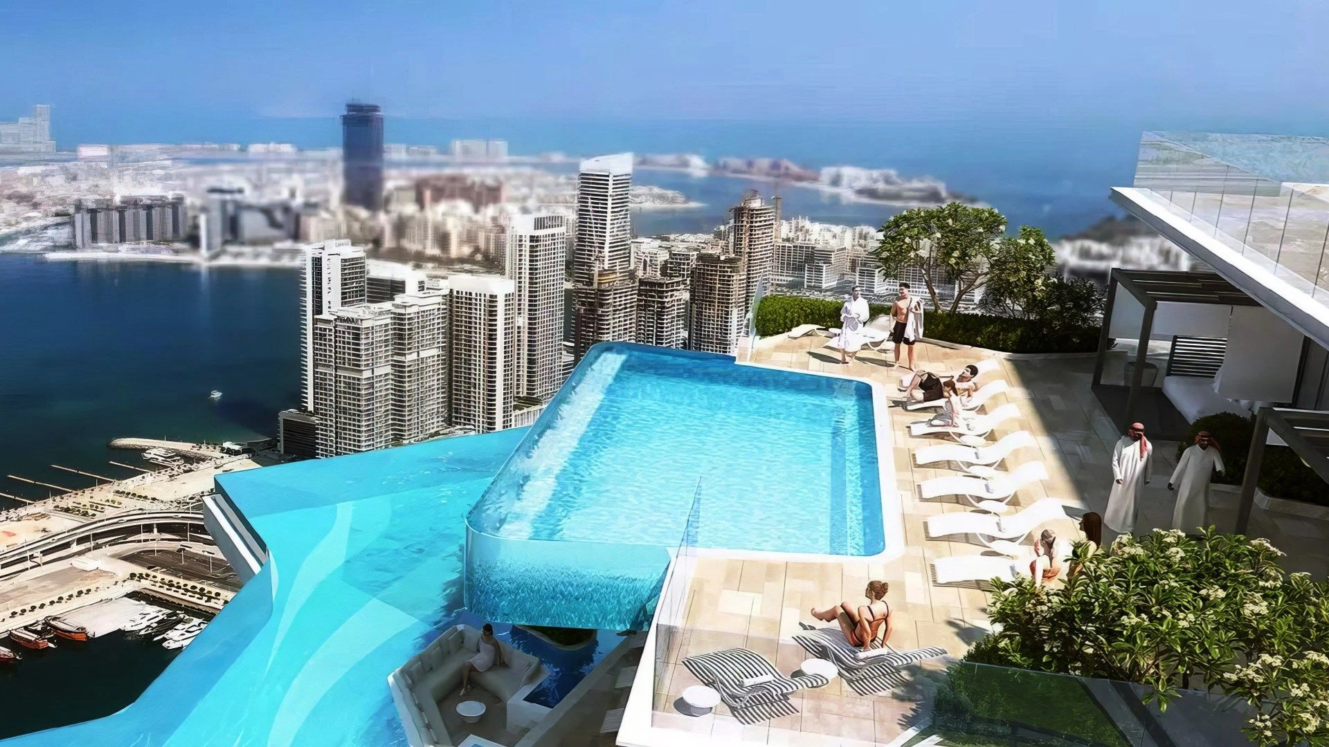 Elite residential complex on the shores of the Arabian Gulf