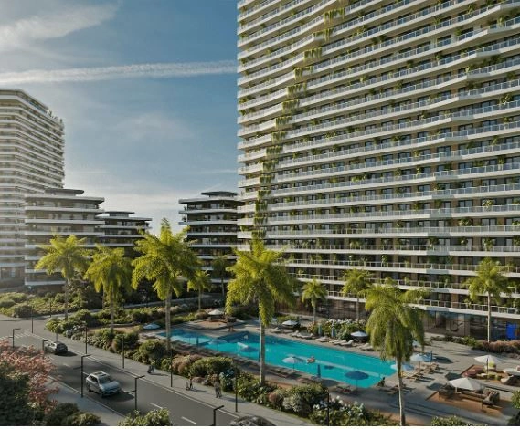 Elite residential complex on the seashore in Batumi, Georgia