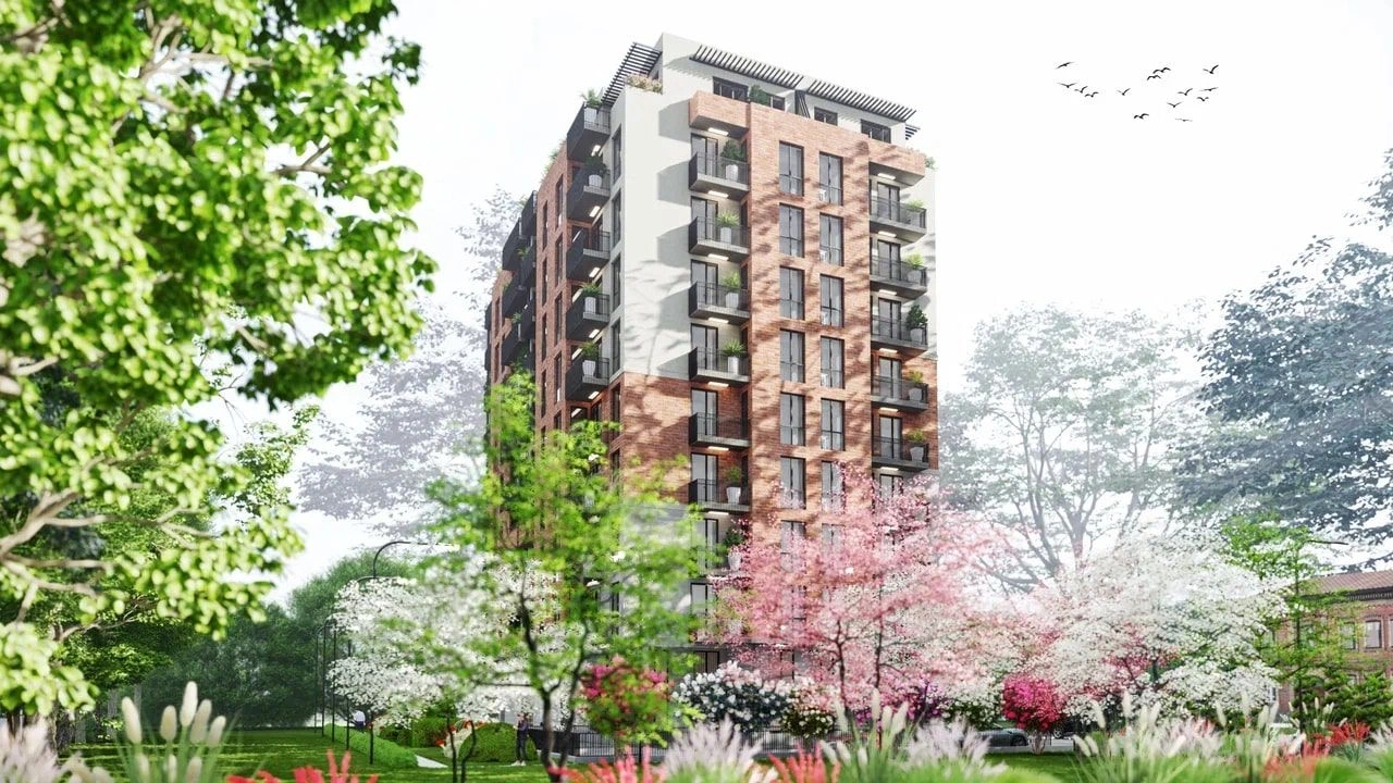 Modern residential complex in Saburtalo district, Tbilisi