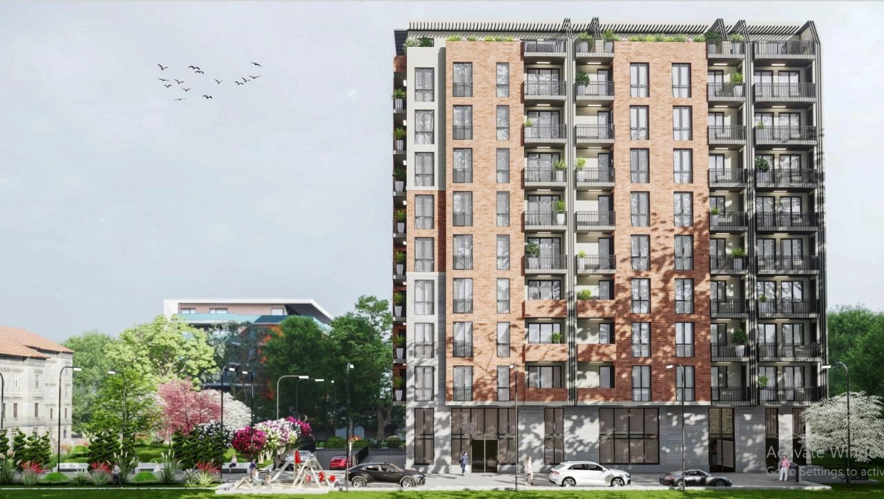 Modern residential complex in Saburtalo district, Tbilisi