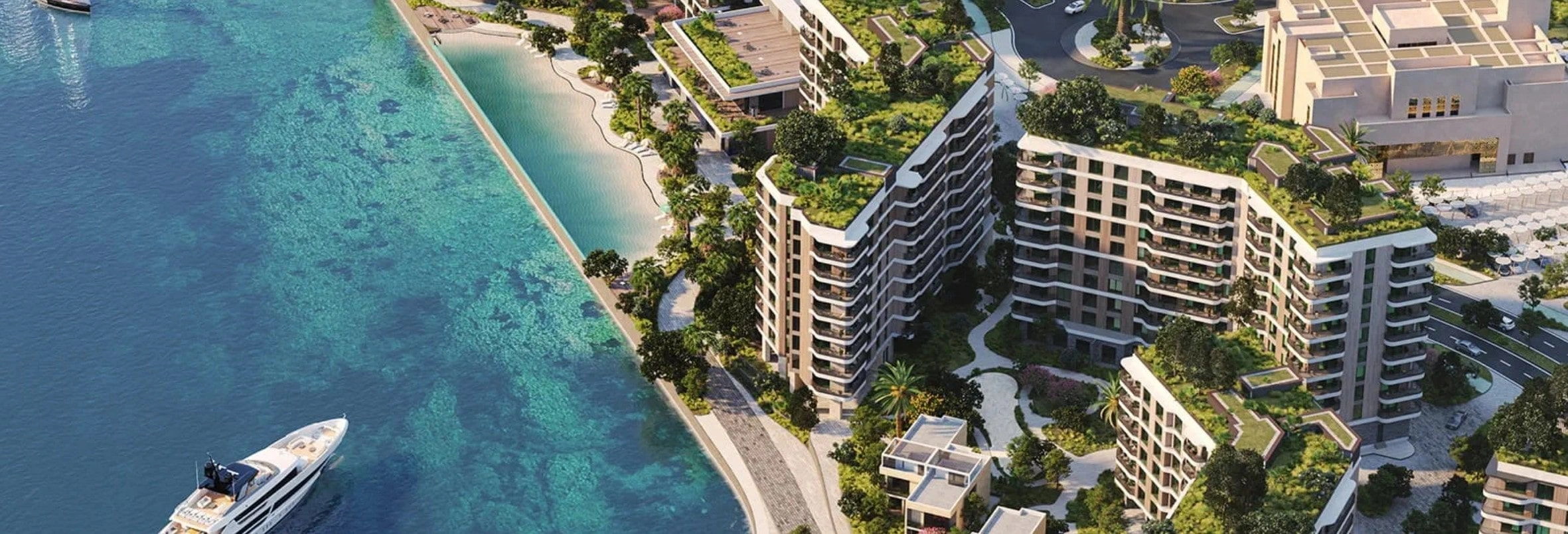 مجمع مع إطلالات بانورامية على القناة