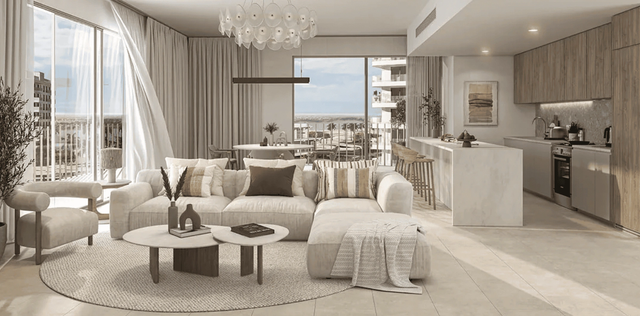 مجمع مع إطلالات بانورامية على القناة