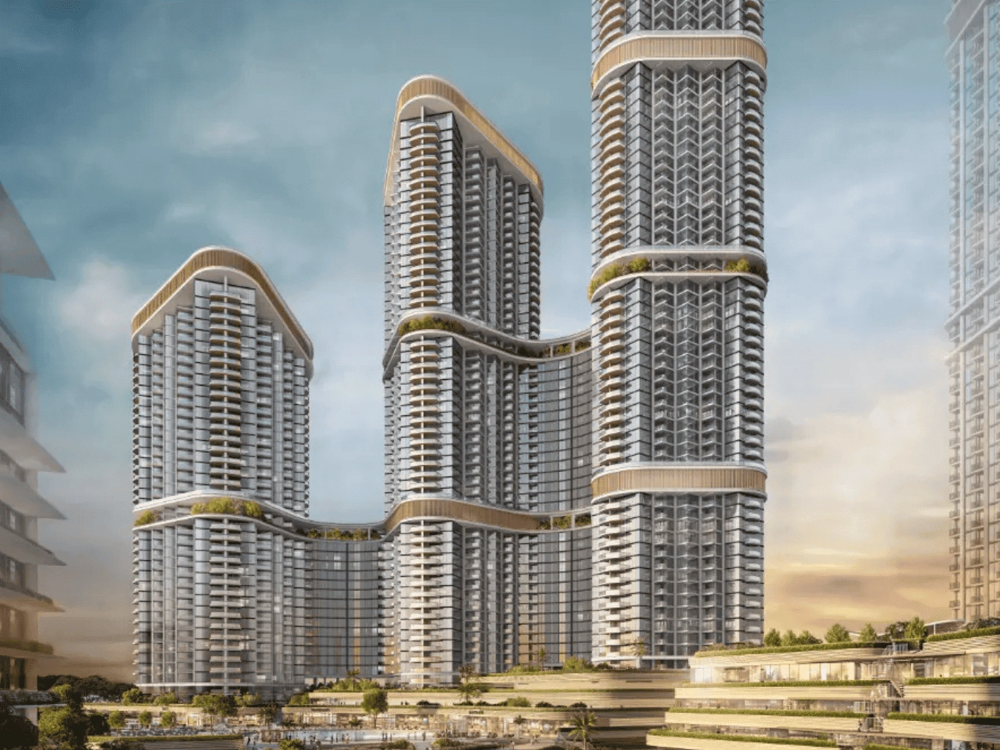 شقق فاخرة تتكون من 1-3 غرف نوم