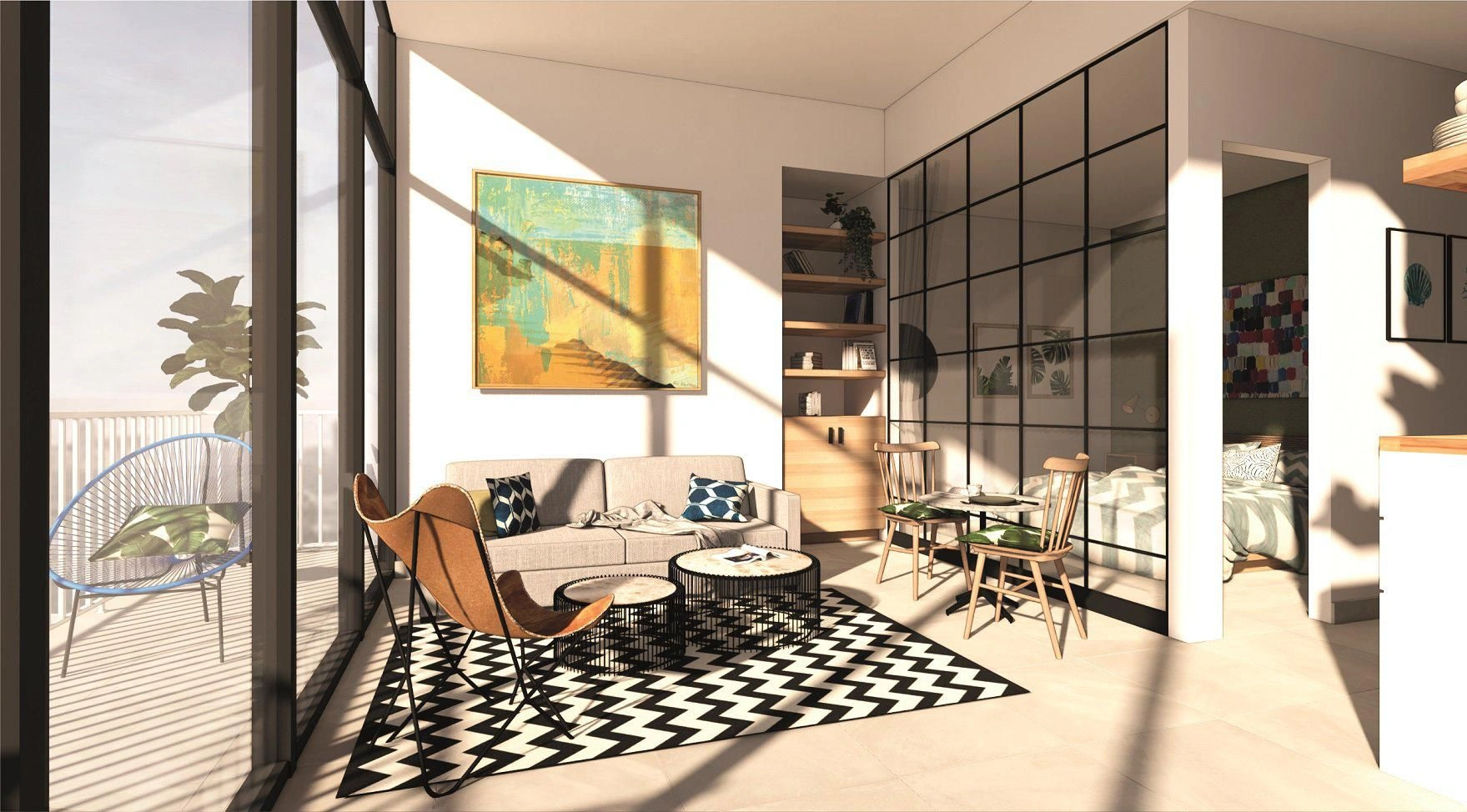 Appartements d'investissement à 9 % par an au centre de la région, Dubaï, Émirats Arabes Unis