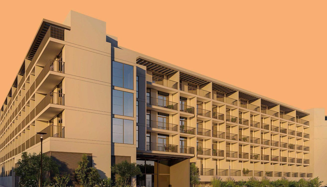 إقامة جديدة مع مسابح وموقف سيارات تحت الأرض في دبي