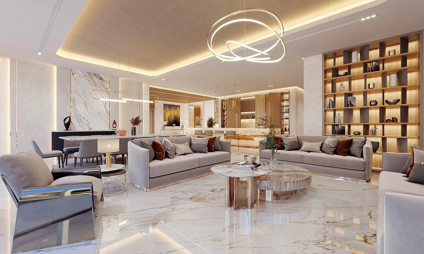 Luxury Villa Complex with Lagoons, Beaches and Shopping Mall in Dubai