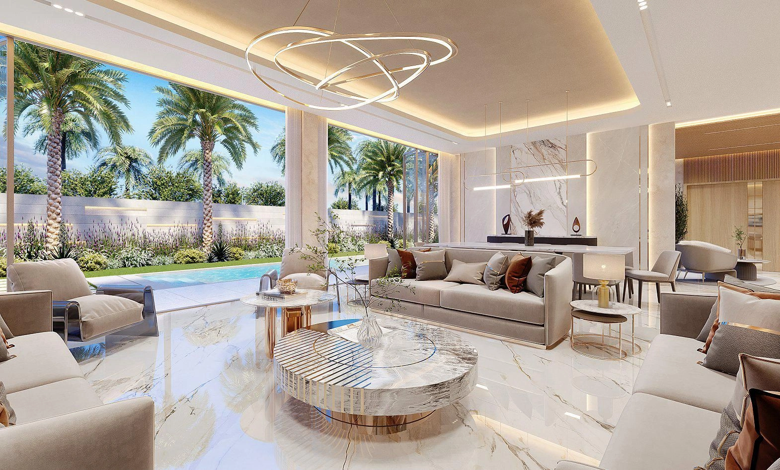 Luxury Villa Complex with Lagoons, Beaches and Shopping Mall in Dubai