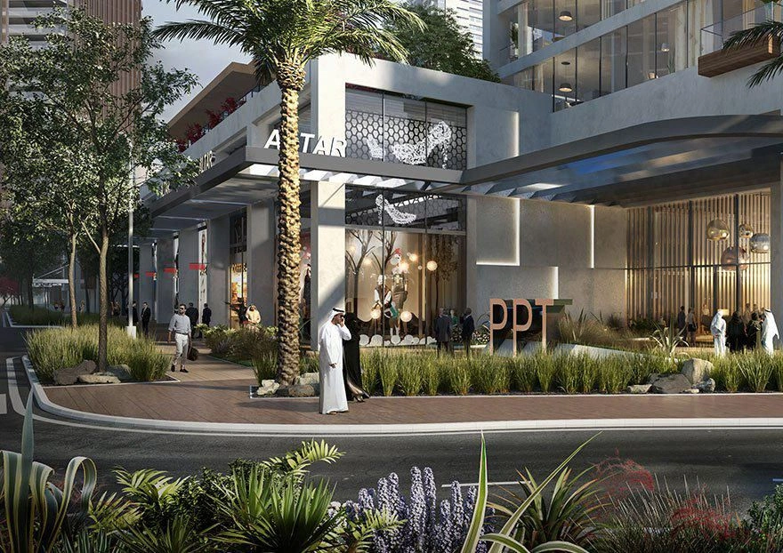 Luxury residential complex in Dubai's business district