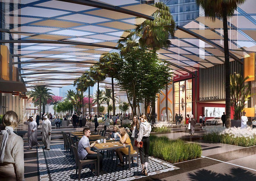 Luxury residential complex in Dubai's business district