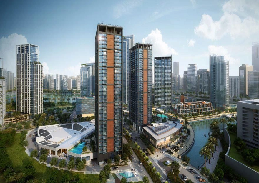 Luxury residential complex in Dubai's business district
