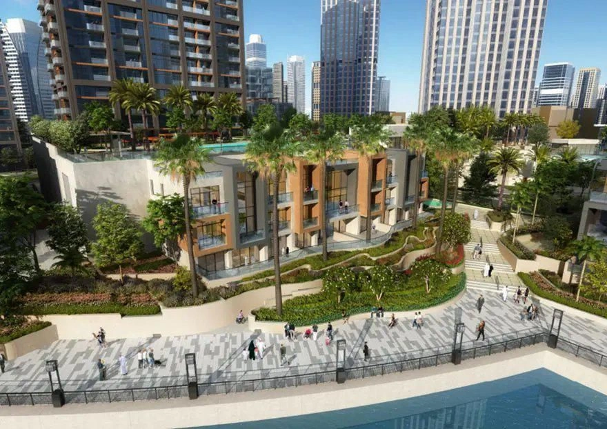 Luxury residential complex in Dubai's business district