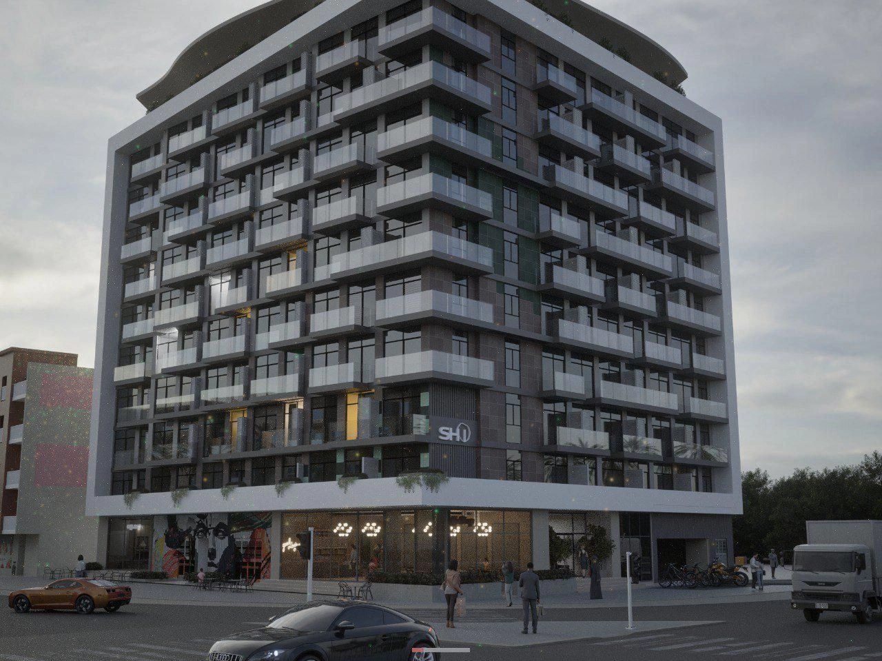 Complejo residencial cerca de Marina y lugares emblemáticos en Dubái