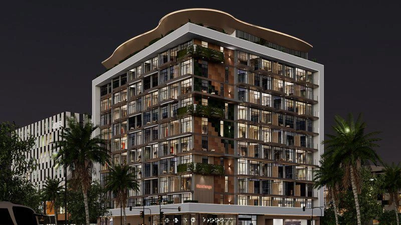 Complejo residencial cerca de Marina y lugares emblemáticos en Dubái