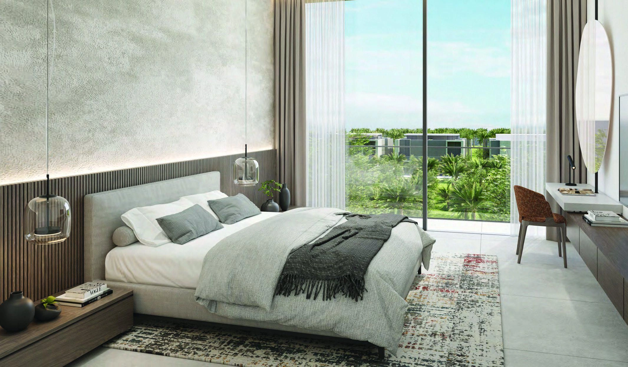 Complexe résidentiel de luxe avec villas et maisons de ville dans une zone écologiquement propre de Dubaï