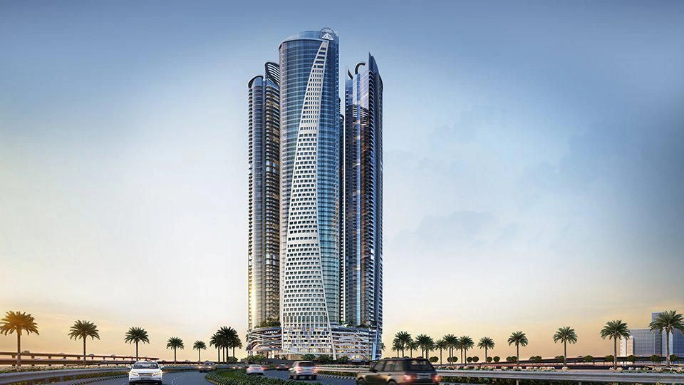 Elite residential complex in a popular tourist area of Dubai