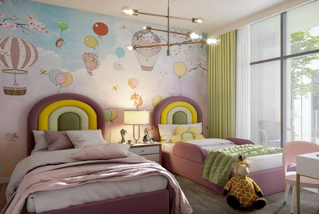 Luxury Townhouse Complex with Pools and Green Areas in Dubai