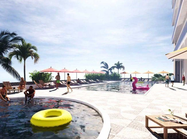 New modern residential complex near Marina and Palms in Dubai