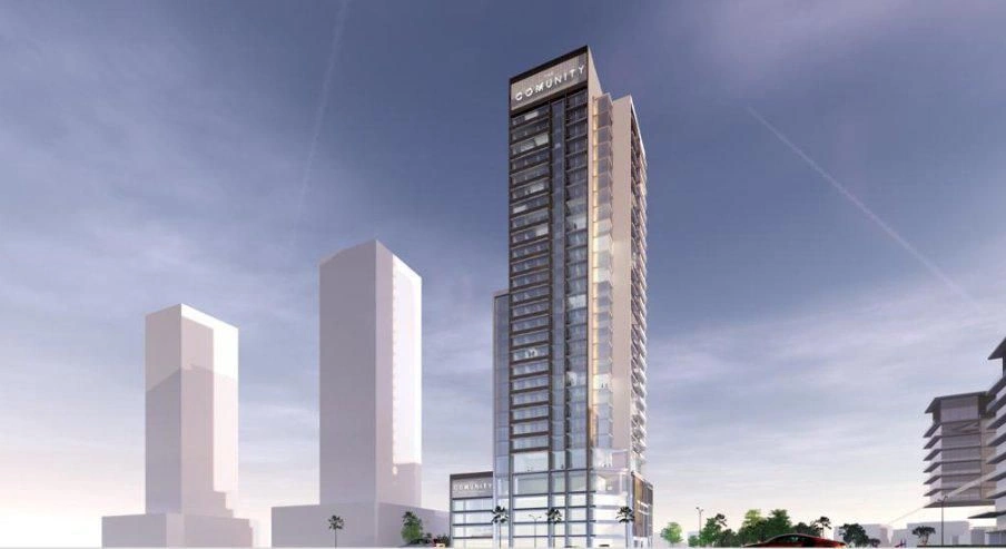 New modern residential complex near Marina and Palms in Dubai