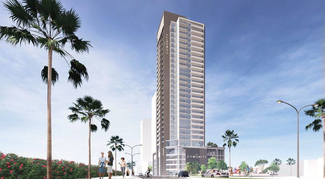 New modern residential complex near Marina and Palms in Dubai