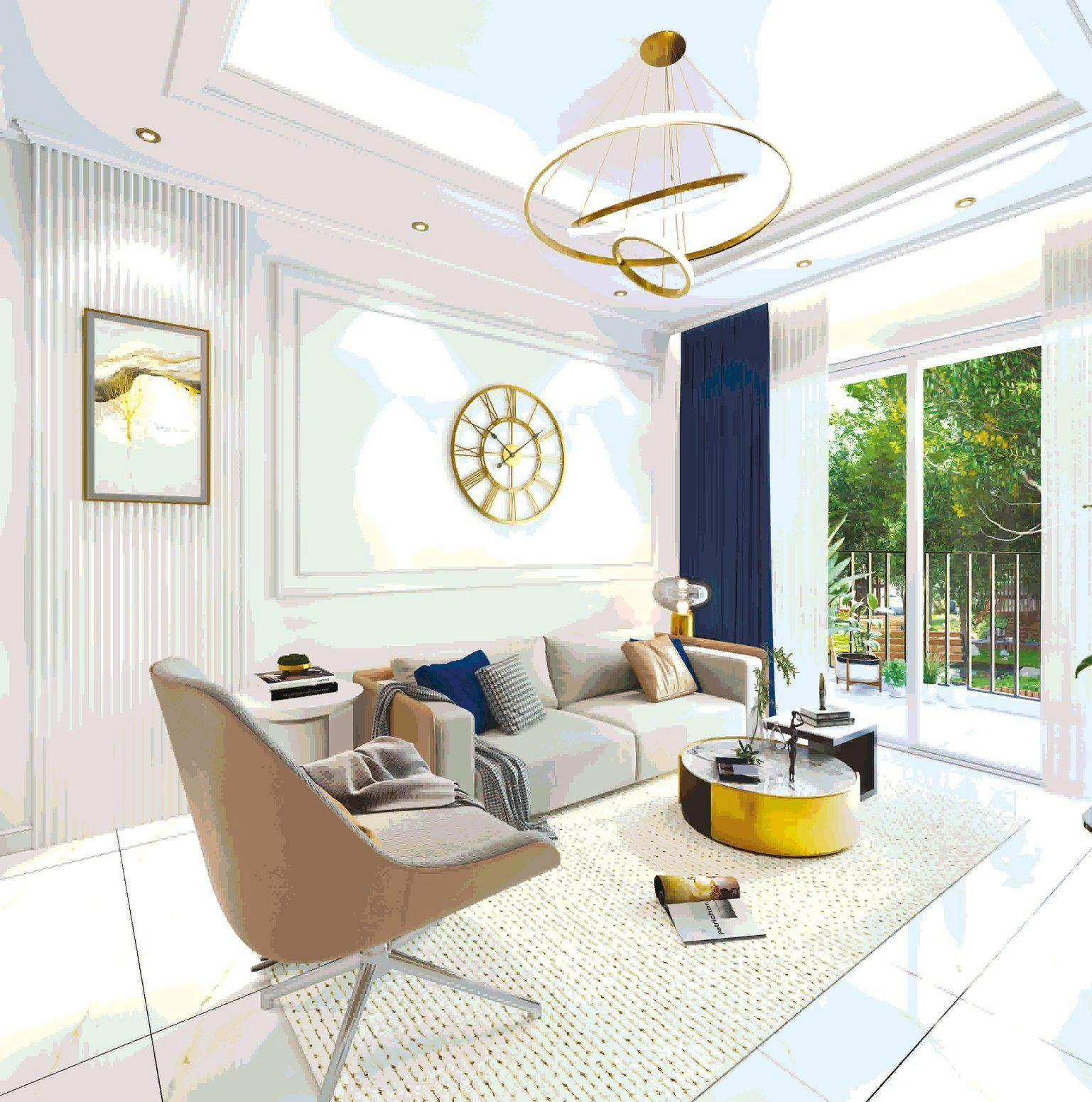 مجمع سكني حديث بالقرب من جزيرة النخلة في دبي