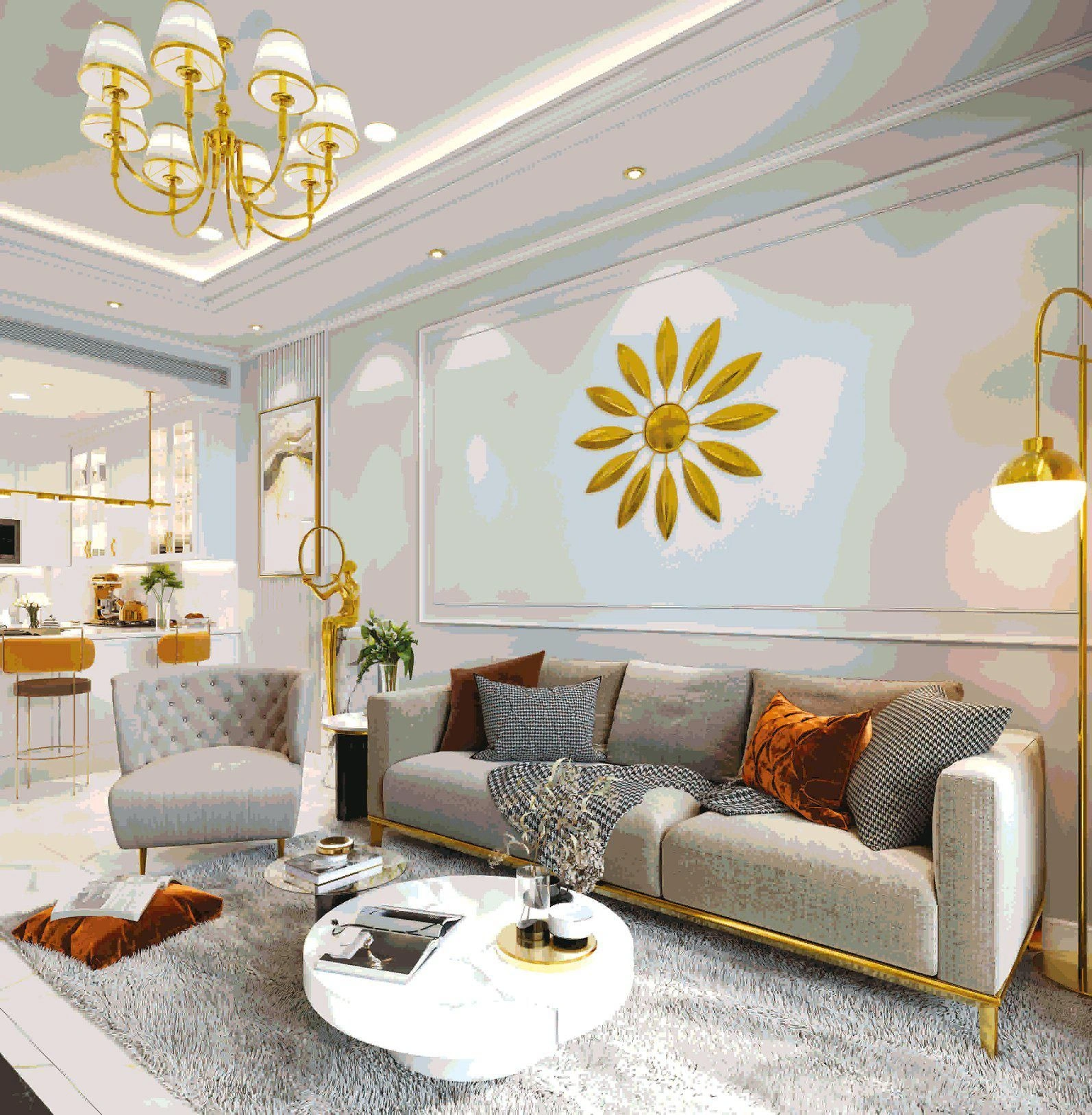 مجمع سكني حديث بالقرب من جزيرة النخلة في دبي