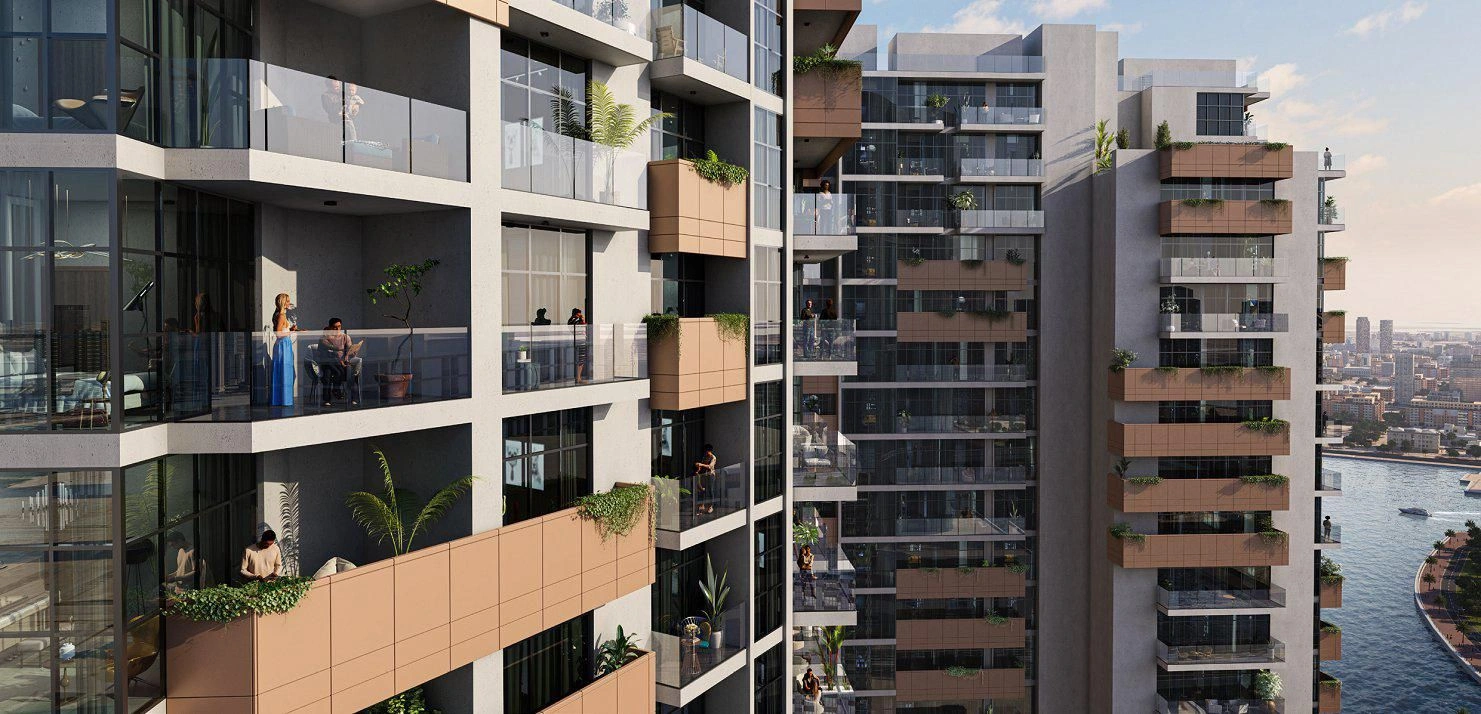 Luxury residential complex on the seafront in Abu Dhabi