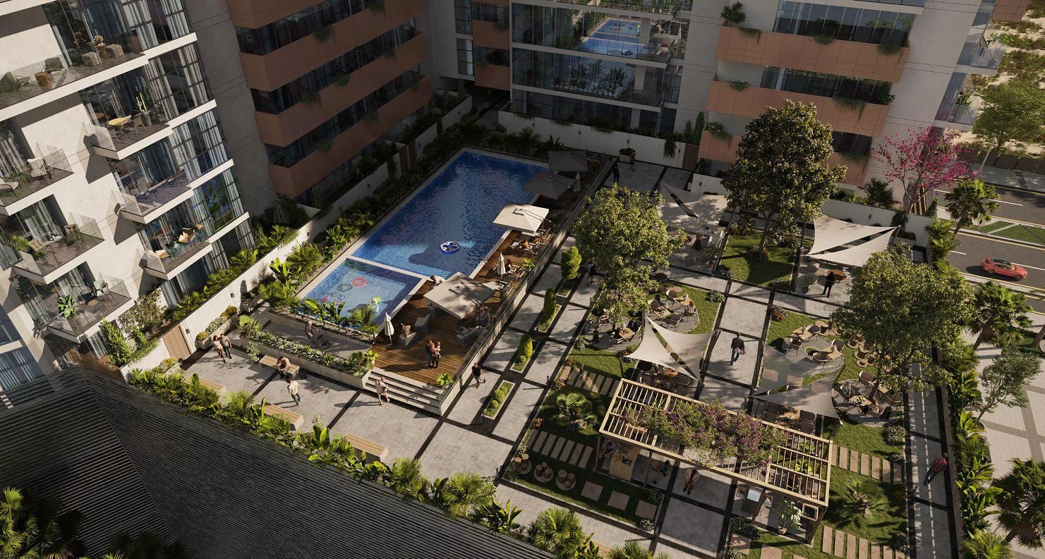 Luxury residential complex on the seafront in Abu Dhabi