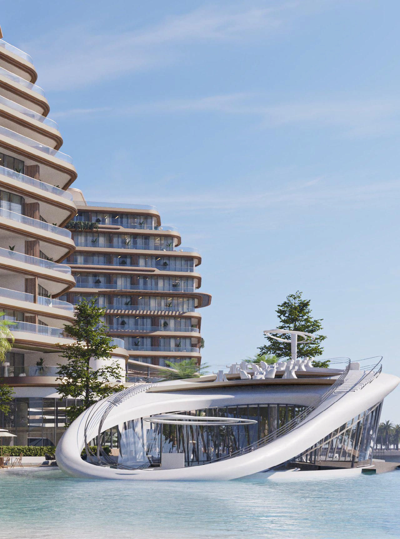 مجمع سكني حديث على الواجهة البحرية في رأس الخيمة