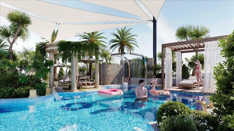 Luxuriöser Wohnkomplex mit Wasserpark in Dubai